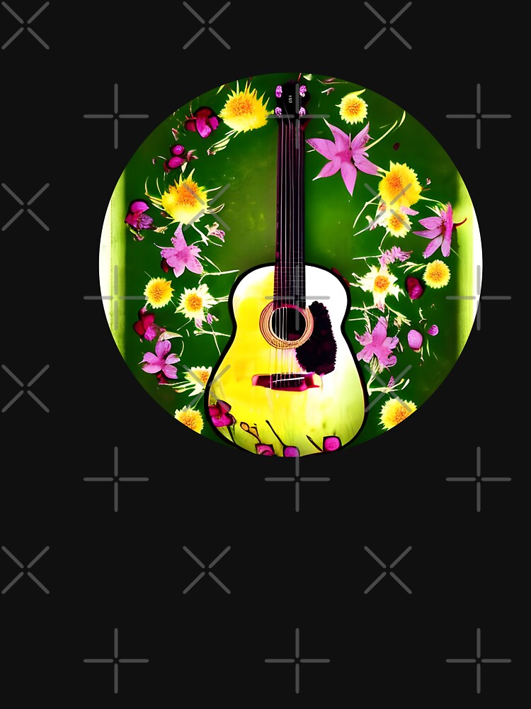 Nature Guitar with Flower by gramizzia