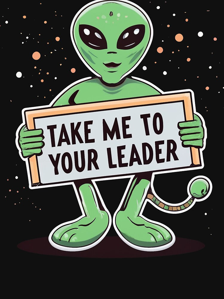 Alien Greetings, Funny Scifi Humor by CreationP