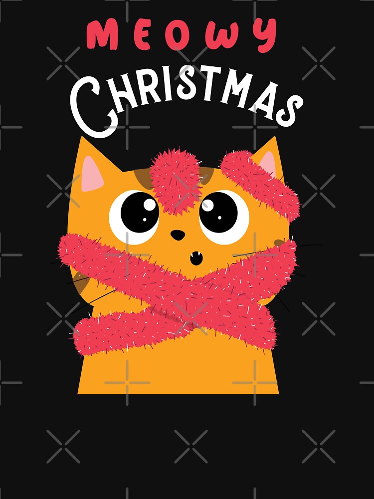 Meowy Christmas, Cat Lover's Christmas by Happy-PrintZ