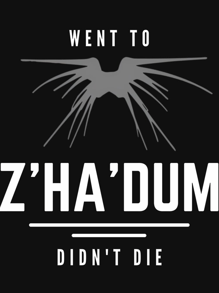 Went To Z'Ha'Dum - Didn'T Die - Shadow Ship - Black - Sci-Fi by JustinMcCan
