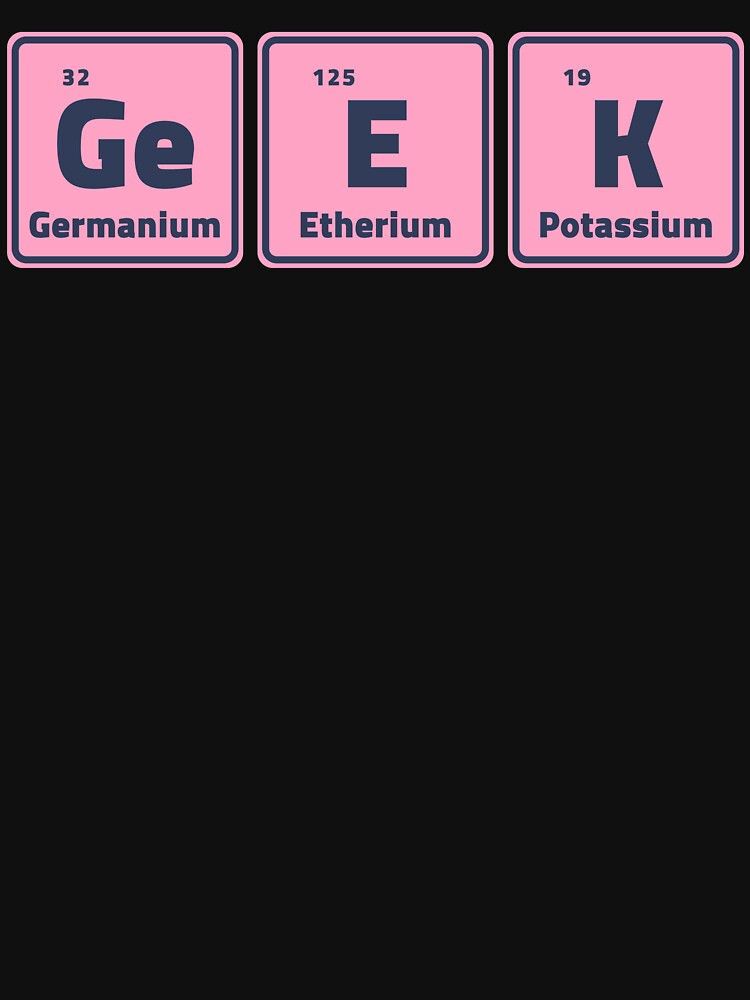 Geek - Periodic Table Elements by m95sim