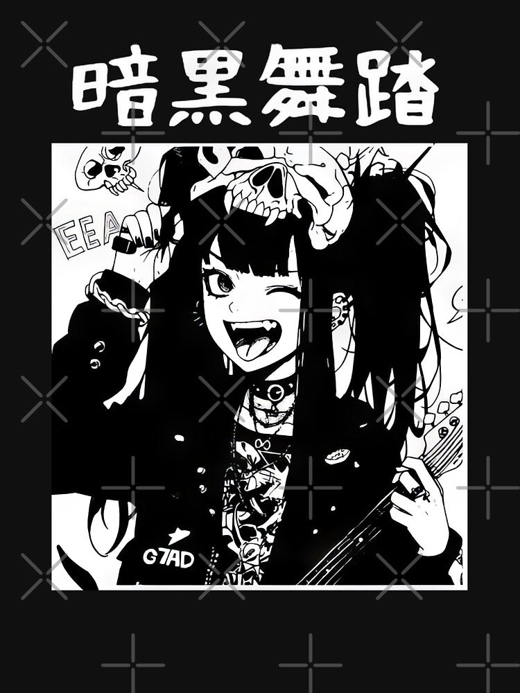 Goth Grunge Anime Girl Manga Aesthetic Japanese Streetwear #900 by mika-gallery