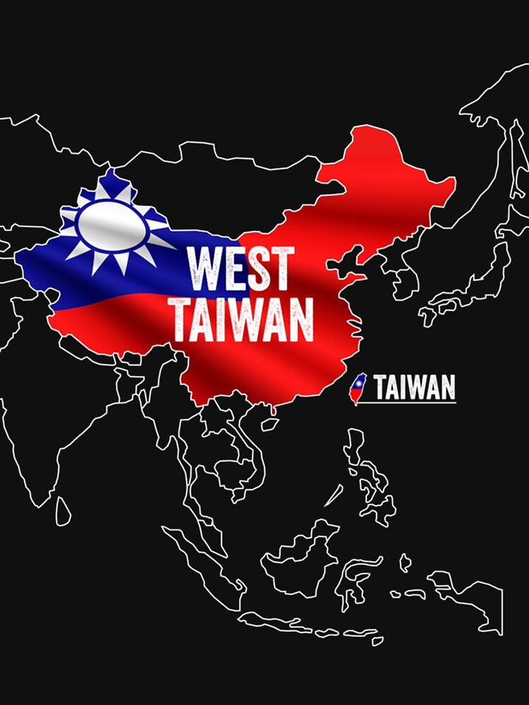 West Taiwan China Map by Rosechaming