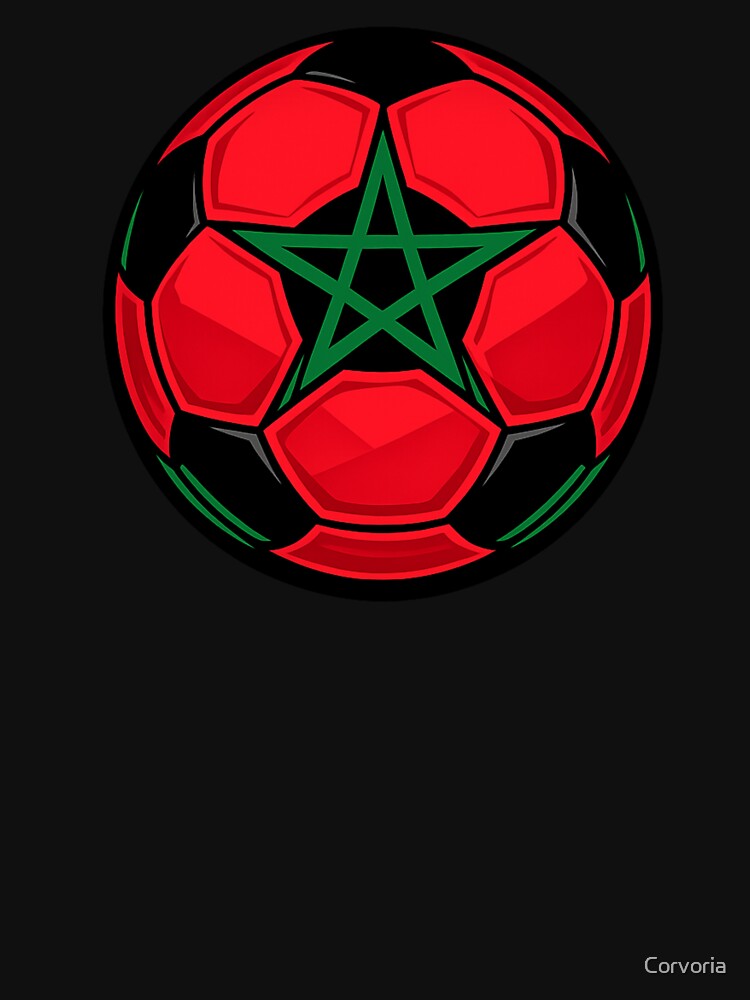 Morocco Football Fan Gift by Corvoria
