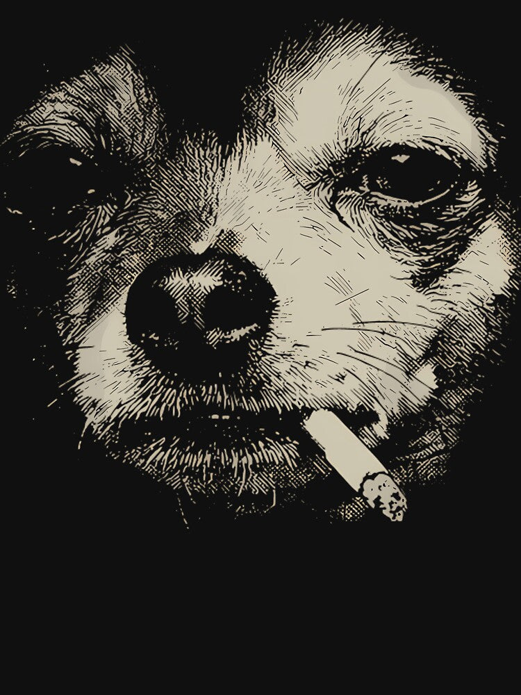 Dog Smoking Cigarette Funny Chihuahua Meme by Baby-Care