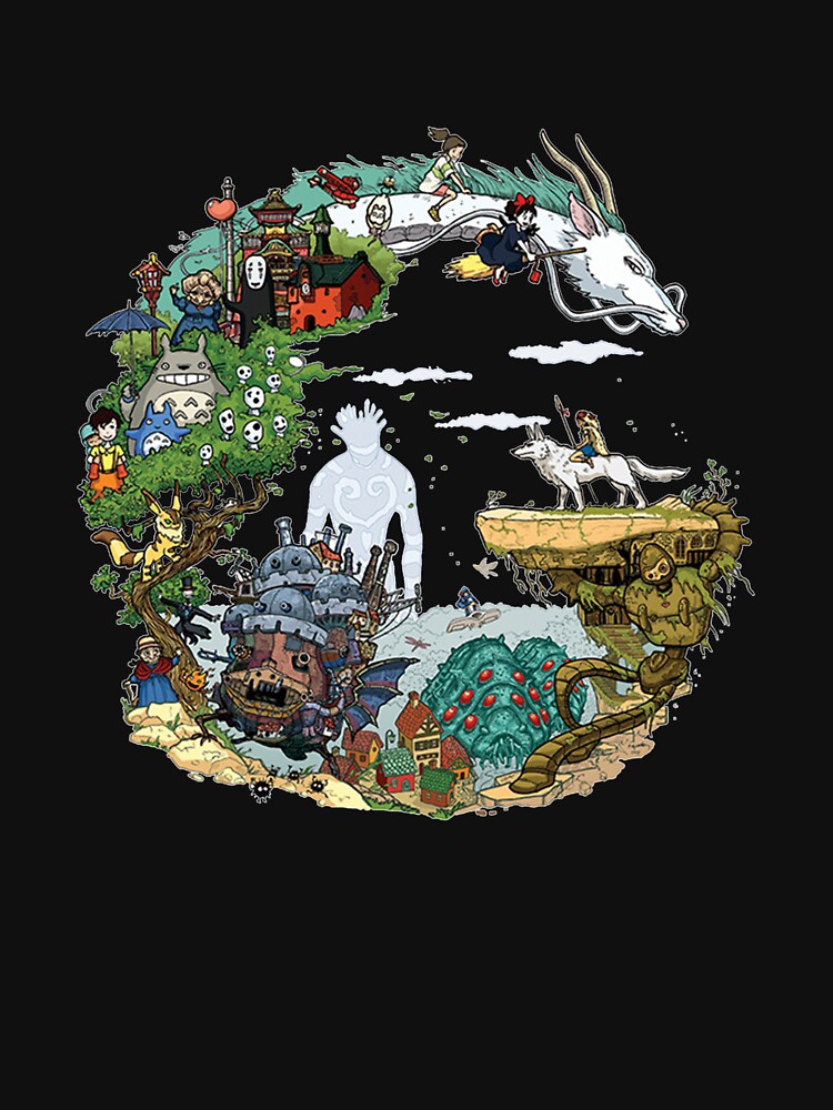 "Nostalgic Aesthetics: Exploring the Totoros Charm of Japanese Vintage Anime Art" by ndalamson