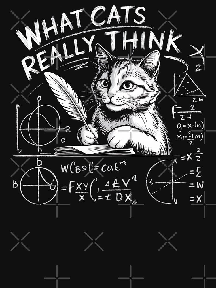 What Cats Really Think Funny Cat Physics Humor Design by ZACK ART