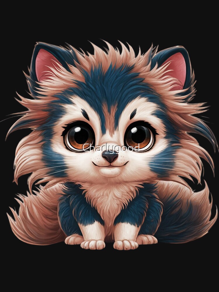 Kawaii Animals Paint Art 3D Model by Charlygood