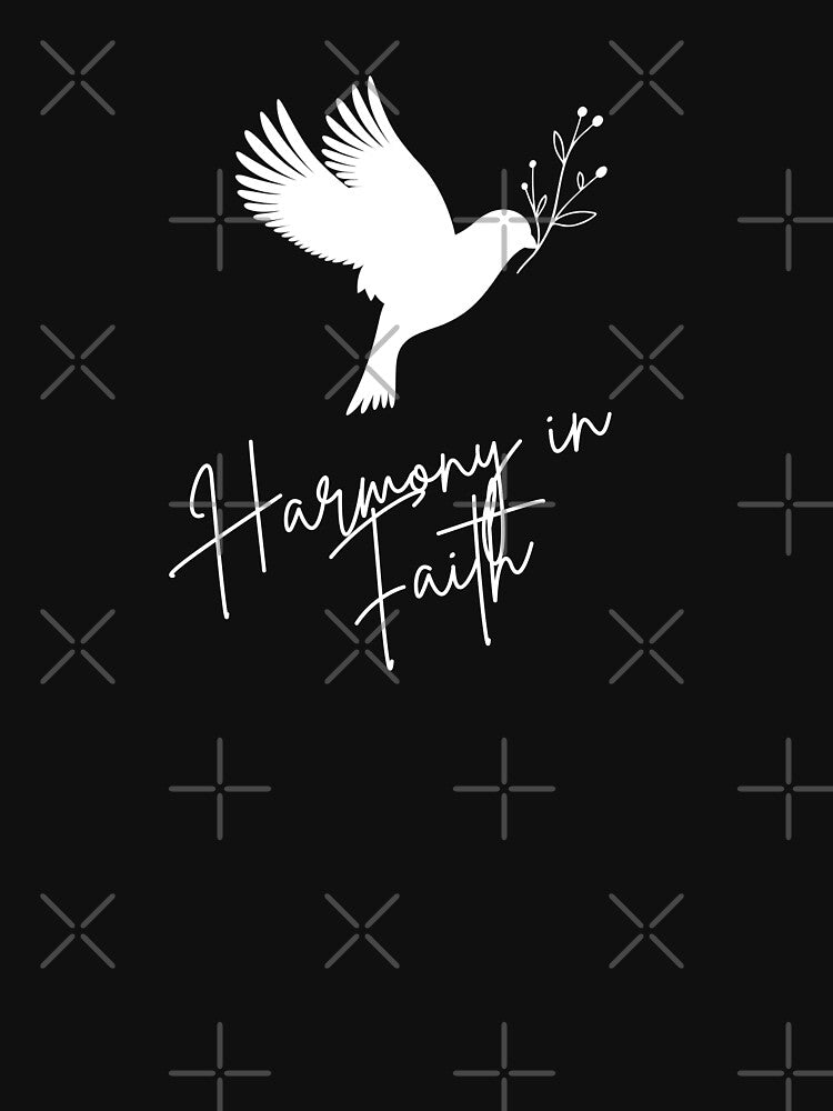 Harmony in Faith Peace Building Positive Slogan by FemiBiutti