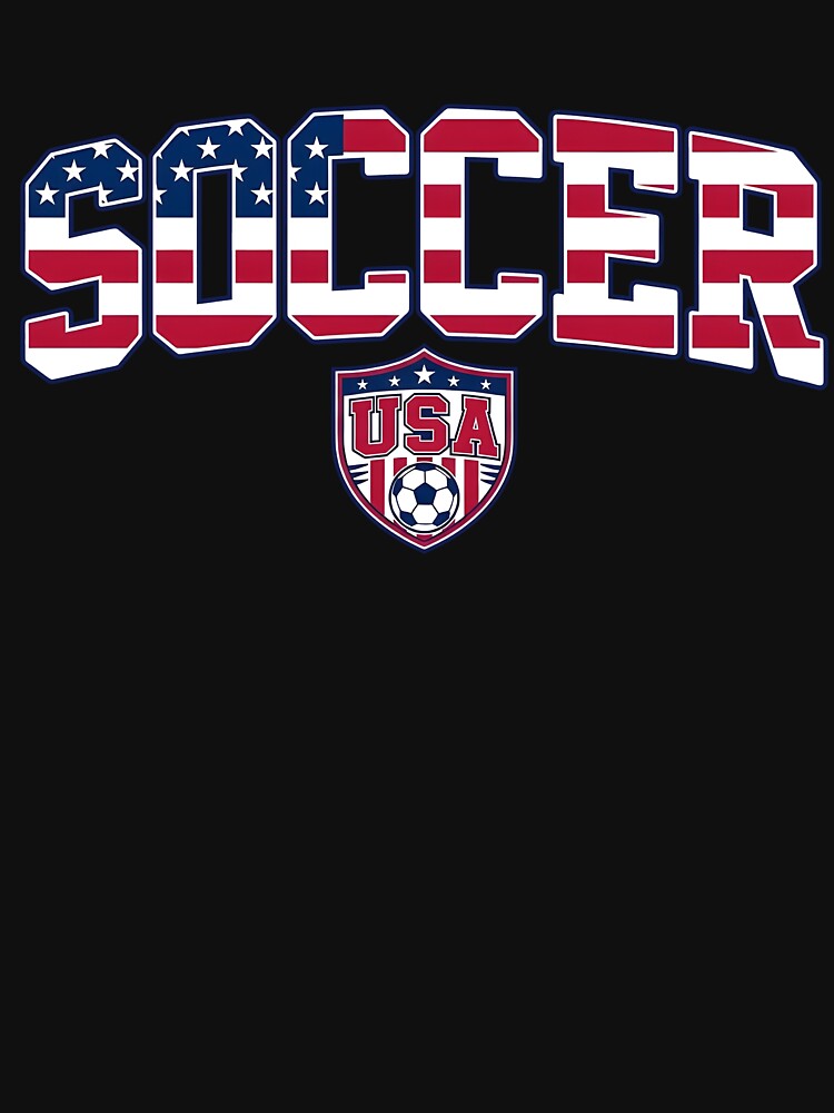USA Soccer American Flag Patriotic Sports Fan by kienoy