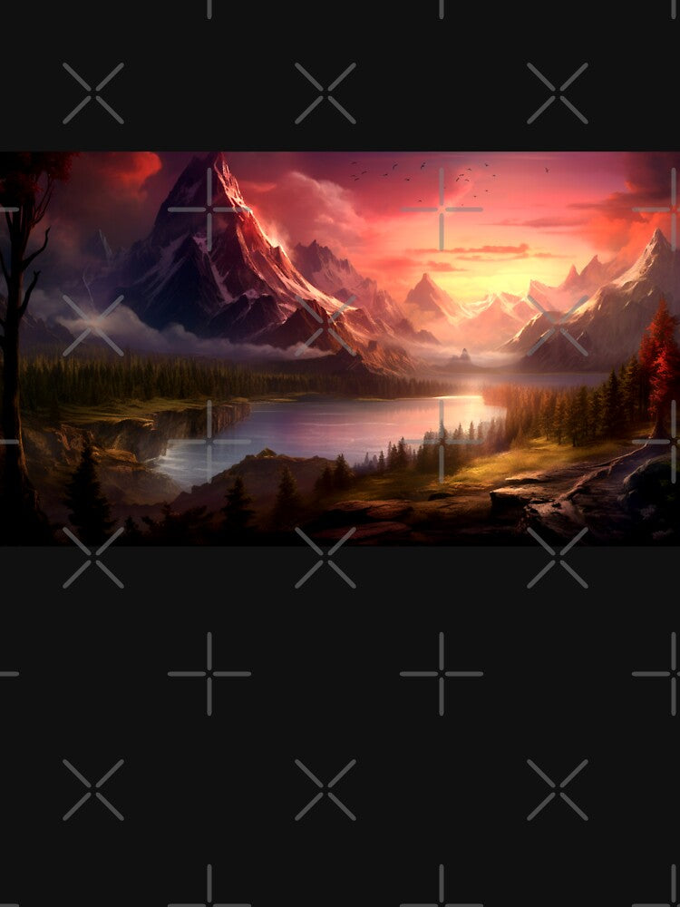 Fantasy Landscape - Towering Mountain Peaks by Fantasy Masterpiece