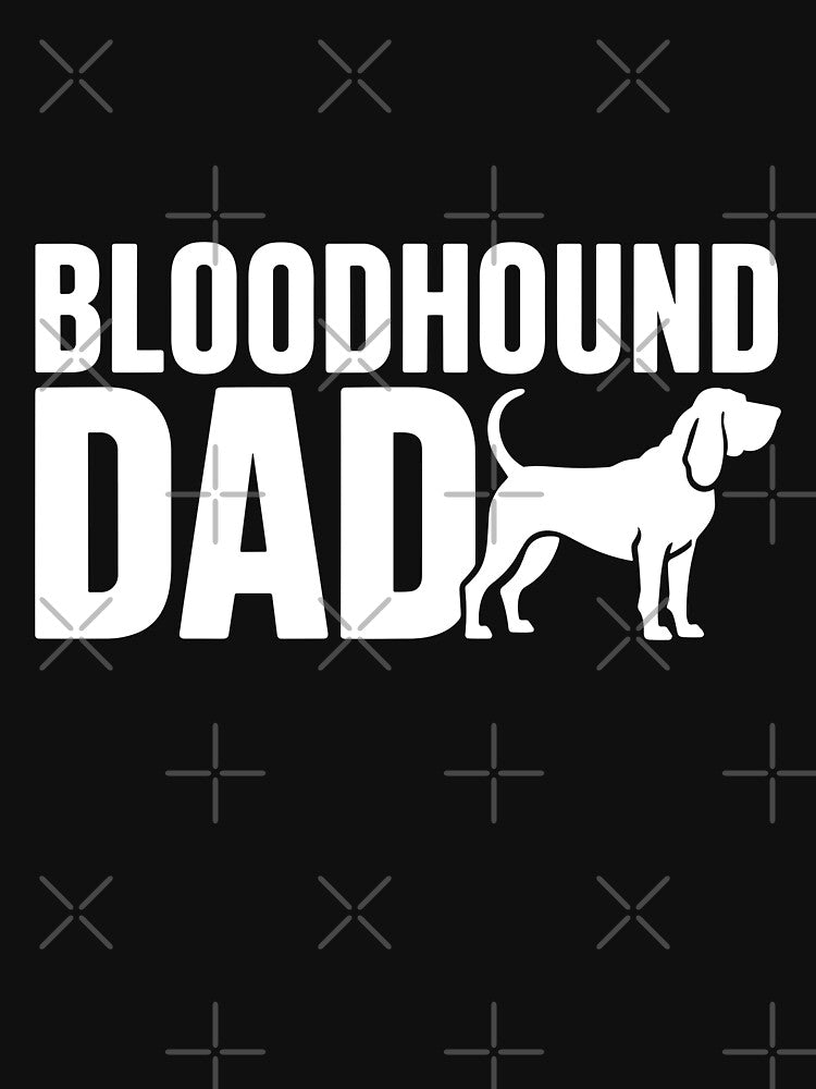 Bloodhound Dad by theartfulaspie