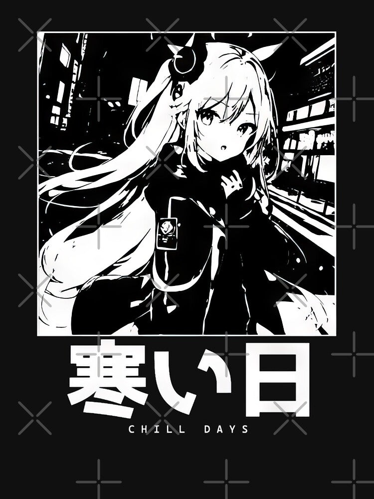 Japanese Streetwear | Goth Manga Girl Aesthetic #460 by mika-gallery