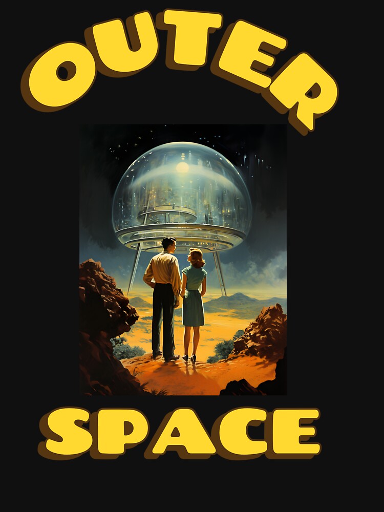 Vintage SciFi, UFO, Alien, Invasion, Mars, Outer Space by tshirtart2024