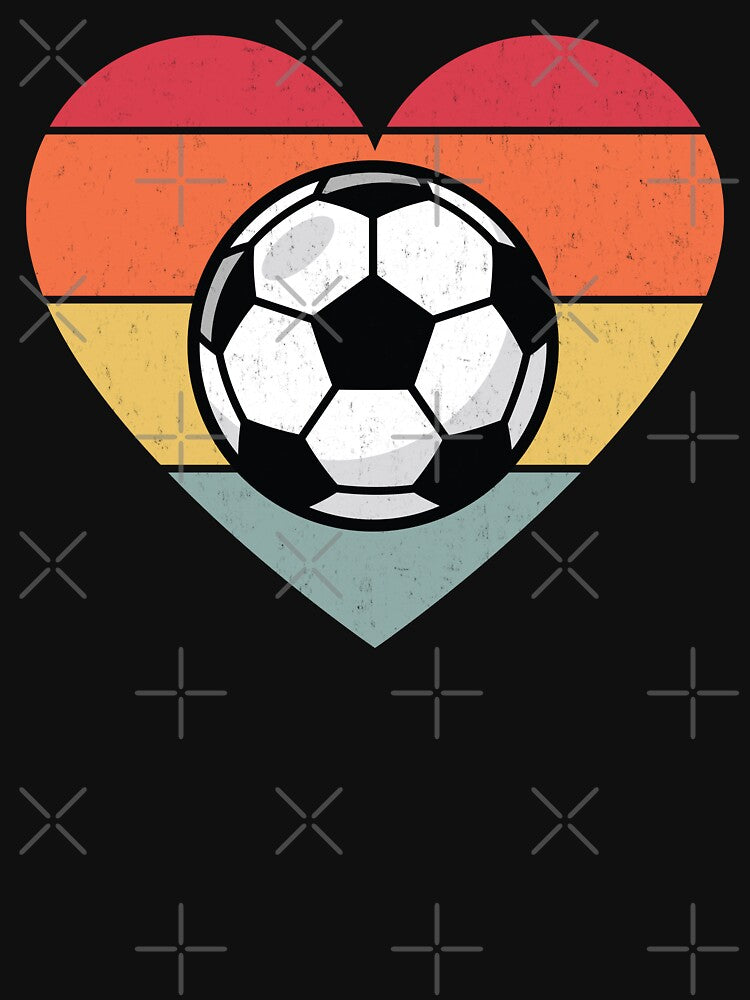 Soccer Ball Heart Love - Football Ball by MO DESIGNS