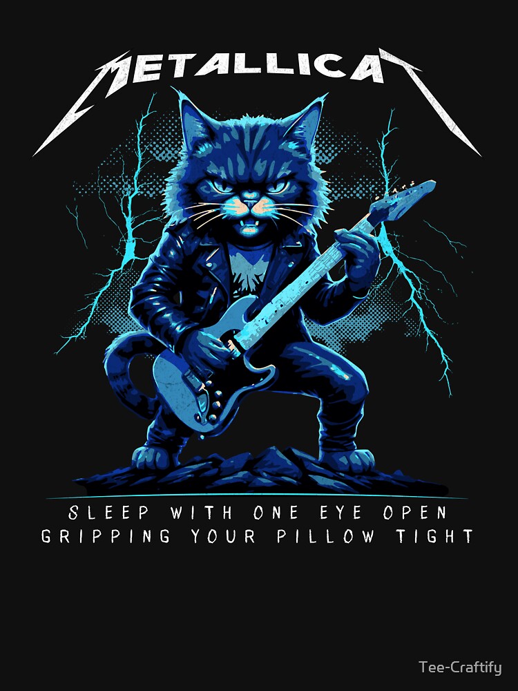 Metallicats - Master of Whiskers by Tee-Craftify