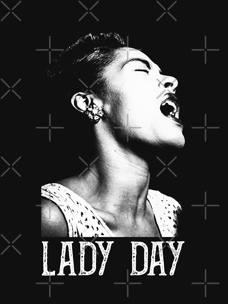 Billie - Lady Day White Stencil by edward-patel