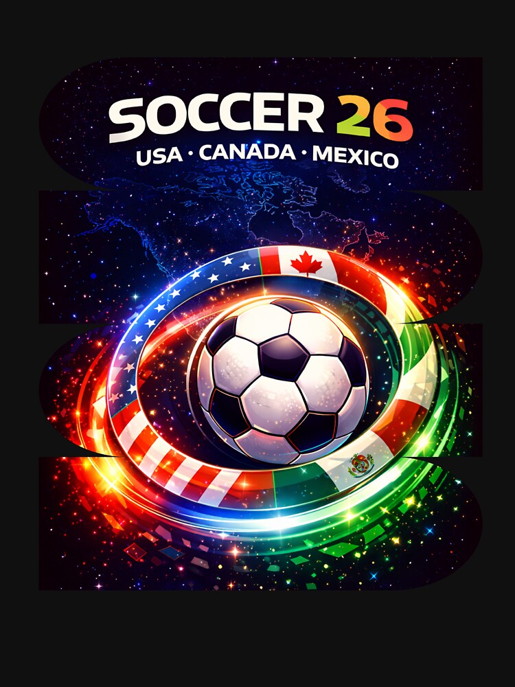 North America Soccer 2026 Shirt, Soccer 26 USA Canada Mexico Fan Tee, United 2026 Soccer Graphic by MK-Charlie