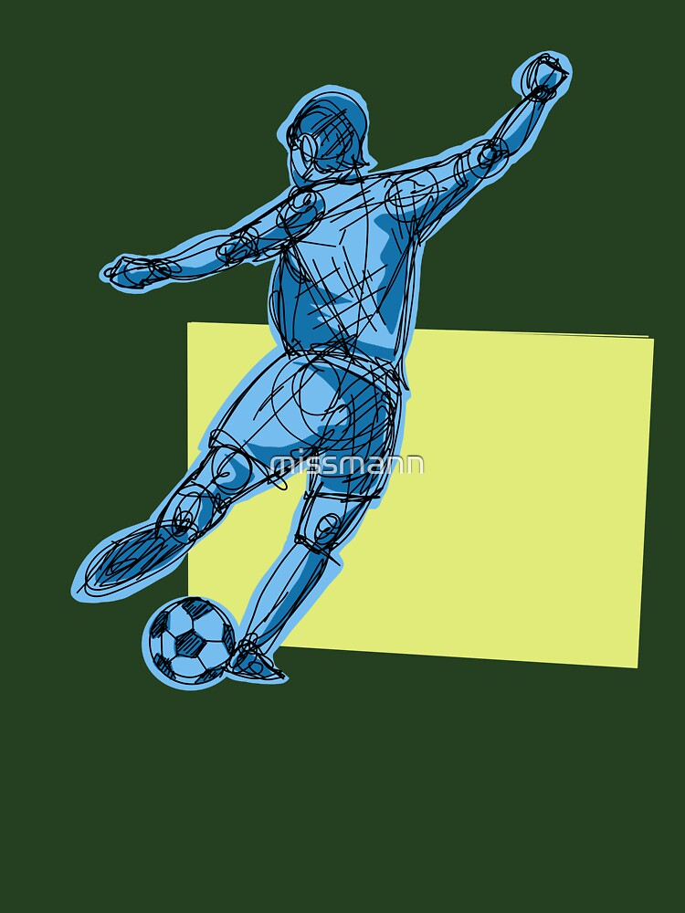 Kick with green background by missmann