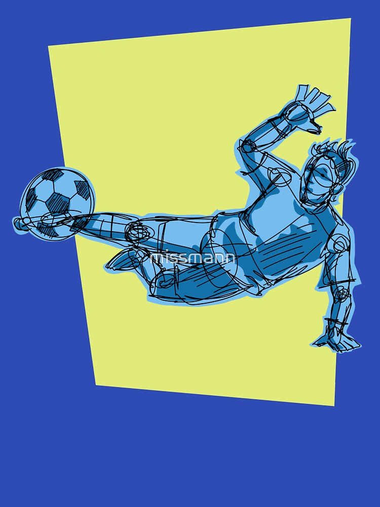 Yes Goalkeeper With Blue Background by missmann