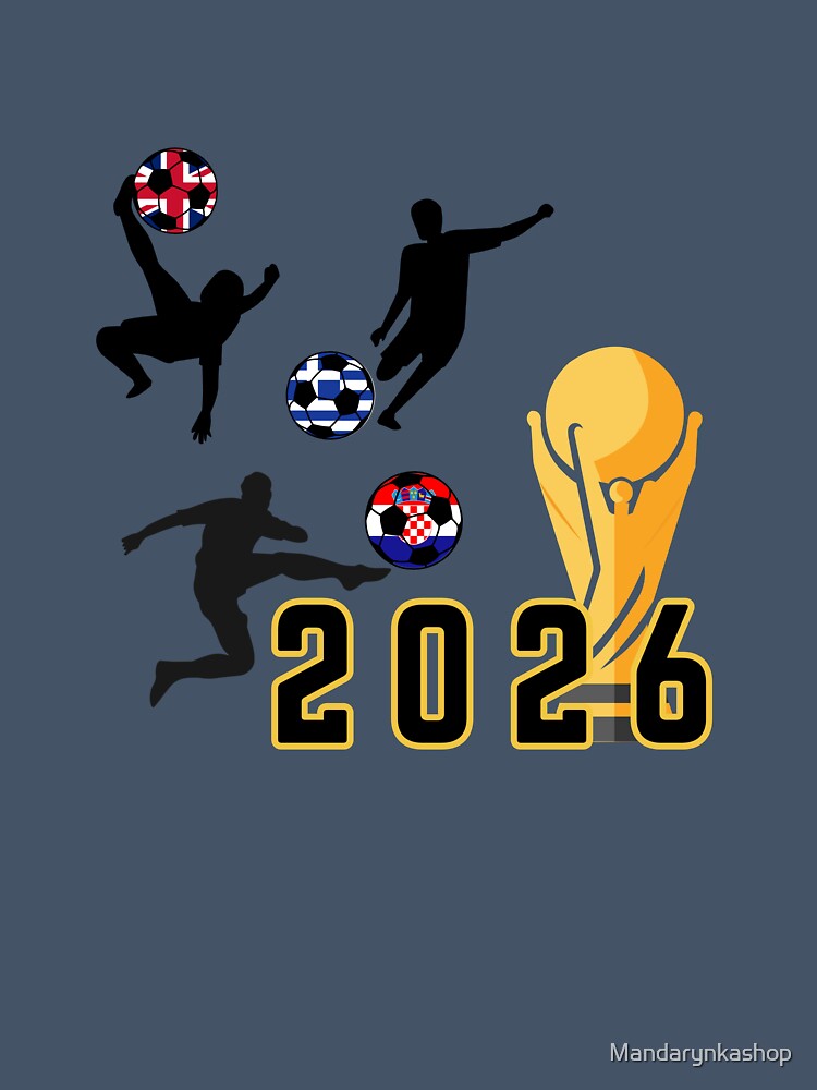 England, Croatia, Greece Football 2026 - International Soccer Tournament by Mandarynkashop