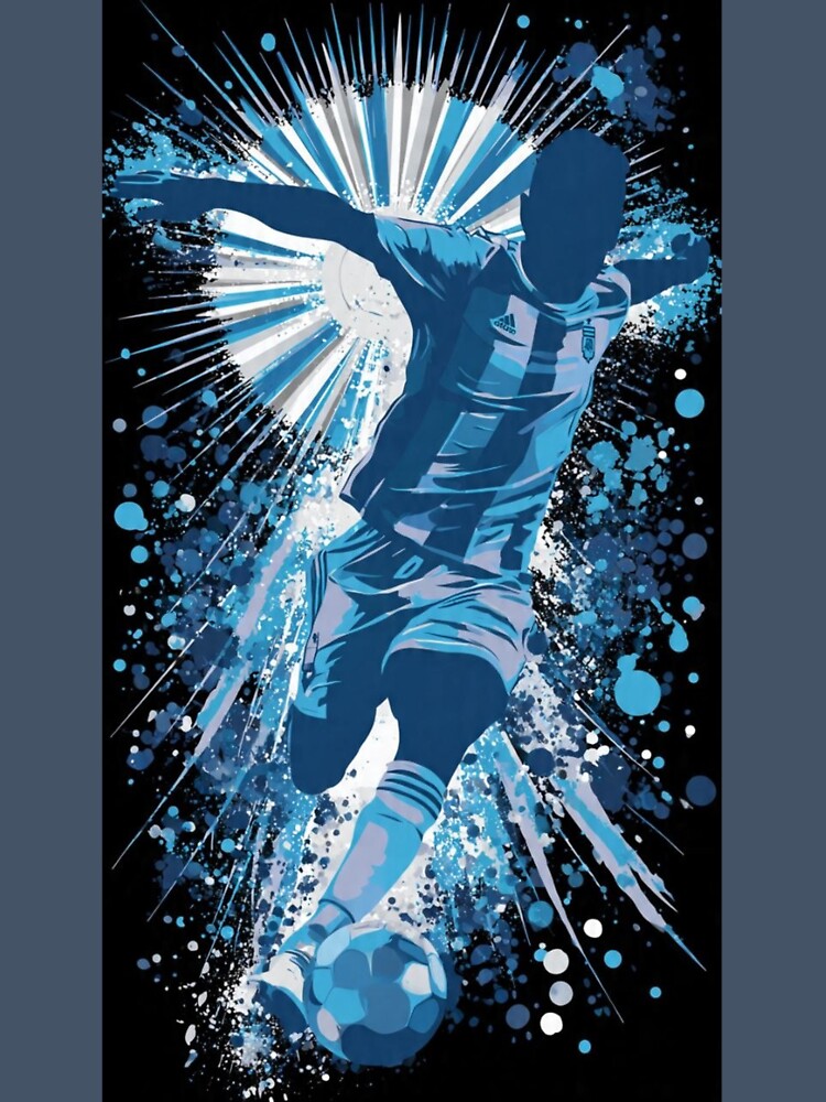 Vamos Albiceleste – Powerful Argentina Football Fan Tee Design by Nefi-stickers