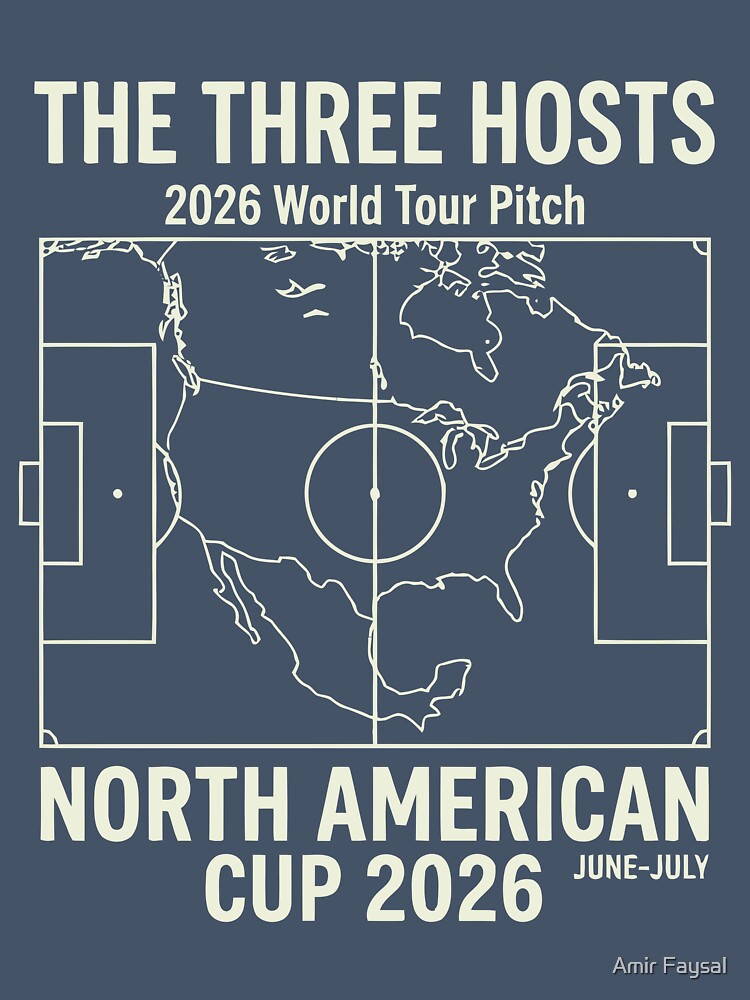 North American Cup 2026 Three Hosts Pitch Map by Amir Faysal
