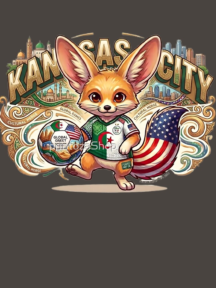 Fennec Fox Football Fan - 2026 Global Soccer Edition by printozaShop⭐️⭐️⭐️⭐️
