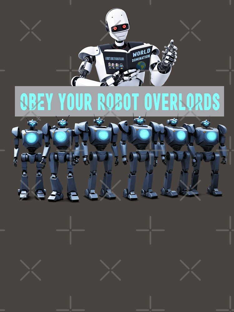 Obey Your Robot Overlords by 3Brew-Designs