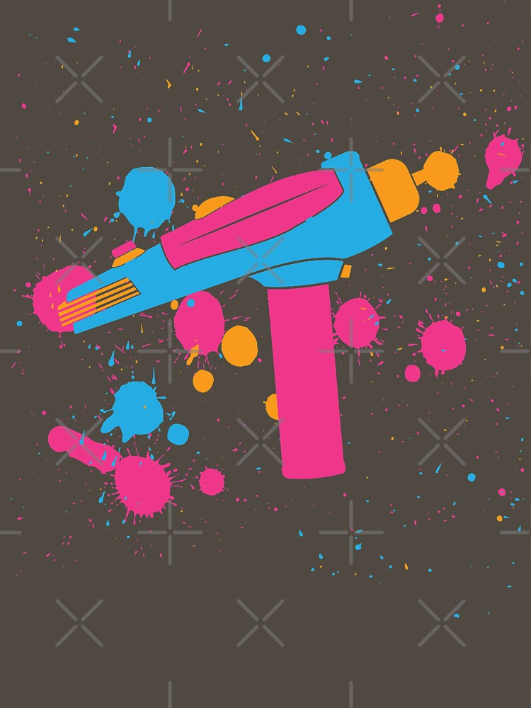 Phaser Paint Splatter (Full Color) by innergeekdesign