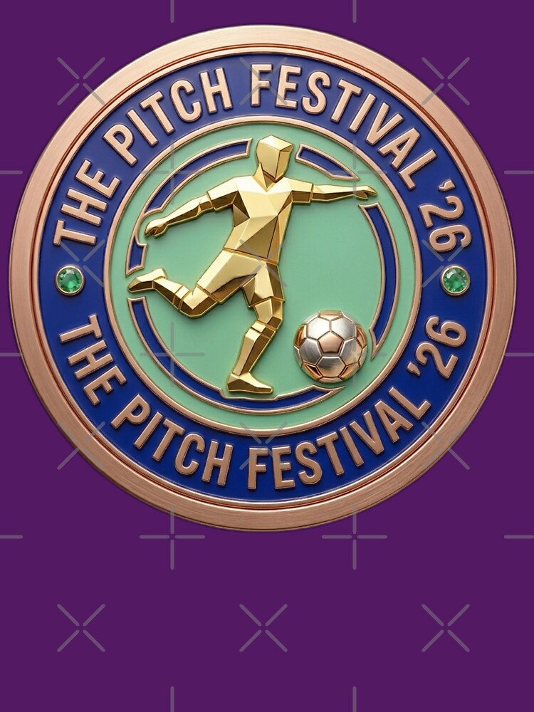 The Pitch Festival 2026 Soccer Royal Emblem by Fatomfatom