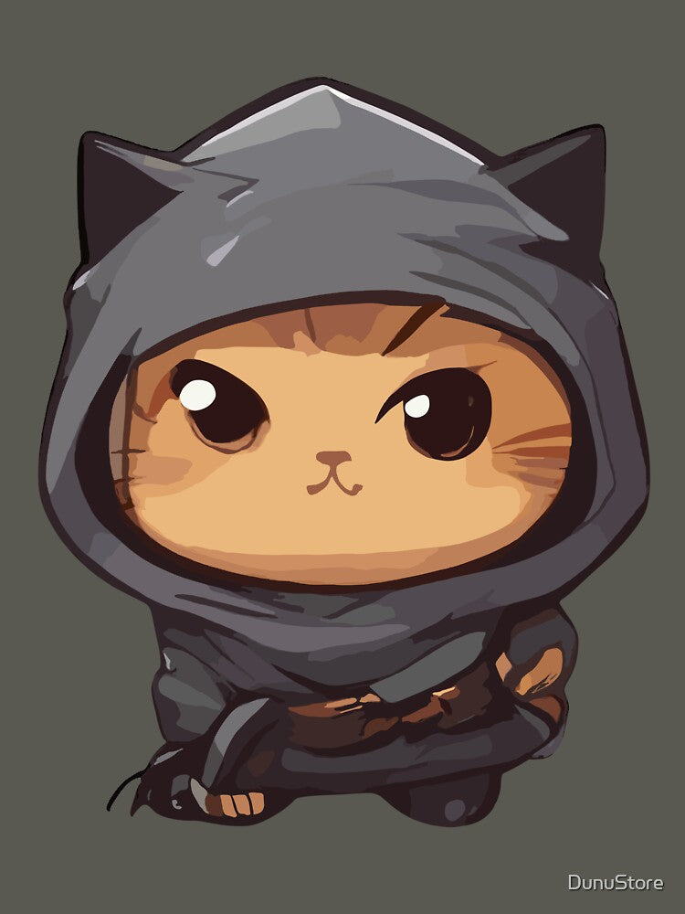 cute kawaii Ninja Cat by DunuStore