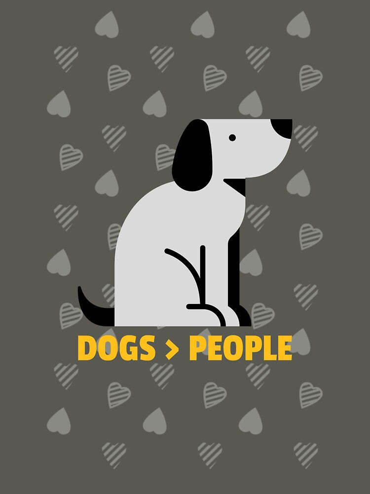 Dogs > People by LugosTees