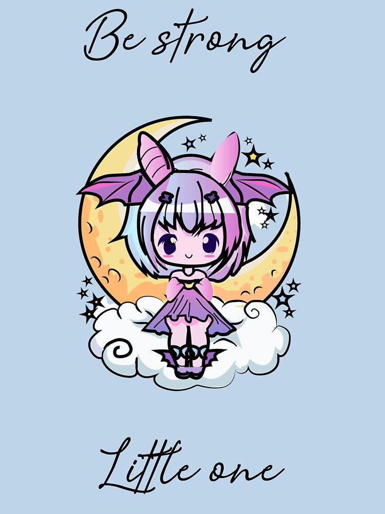 creepy kawaii sticker with a quote by Zakaria-4