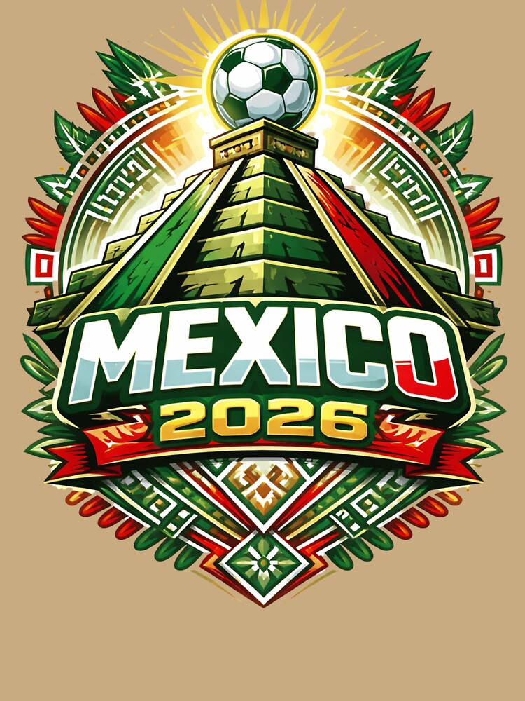 Mexico Soccer 2026 Art by Rewind-Clothing
