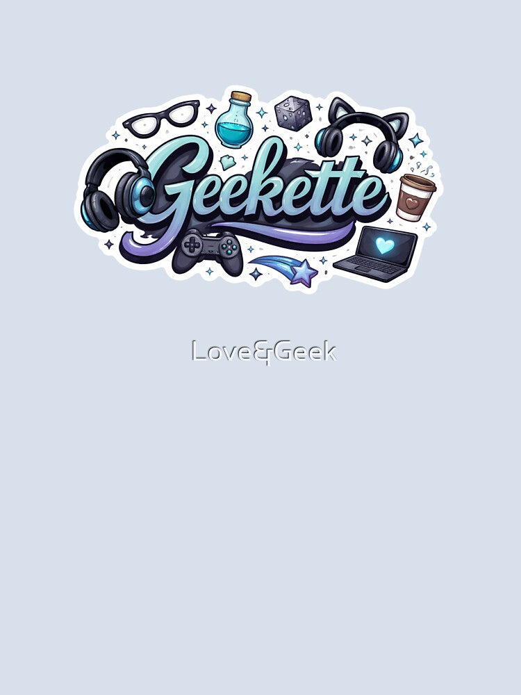 Geekette — Design Gaming Blue | Geek & Gamer Girl by Love&Geek
