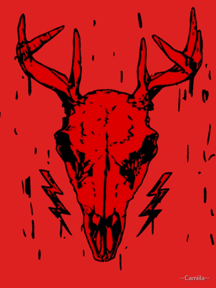 Life is Strange Max's Shirt Deer Skull by --Camiila--