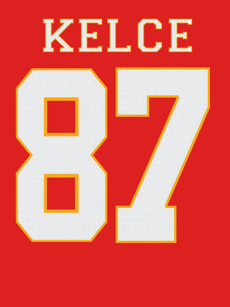 Travis Kelce: Football Legend Art by luckyDesign423