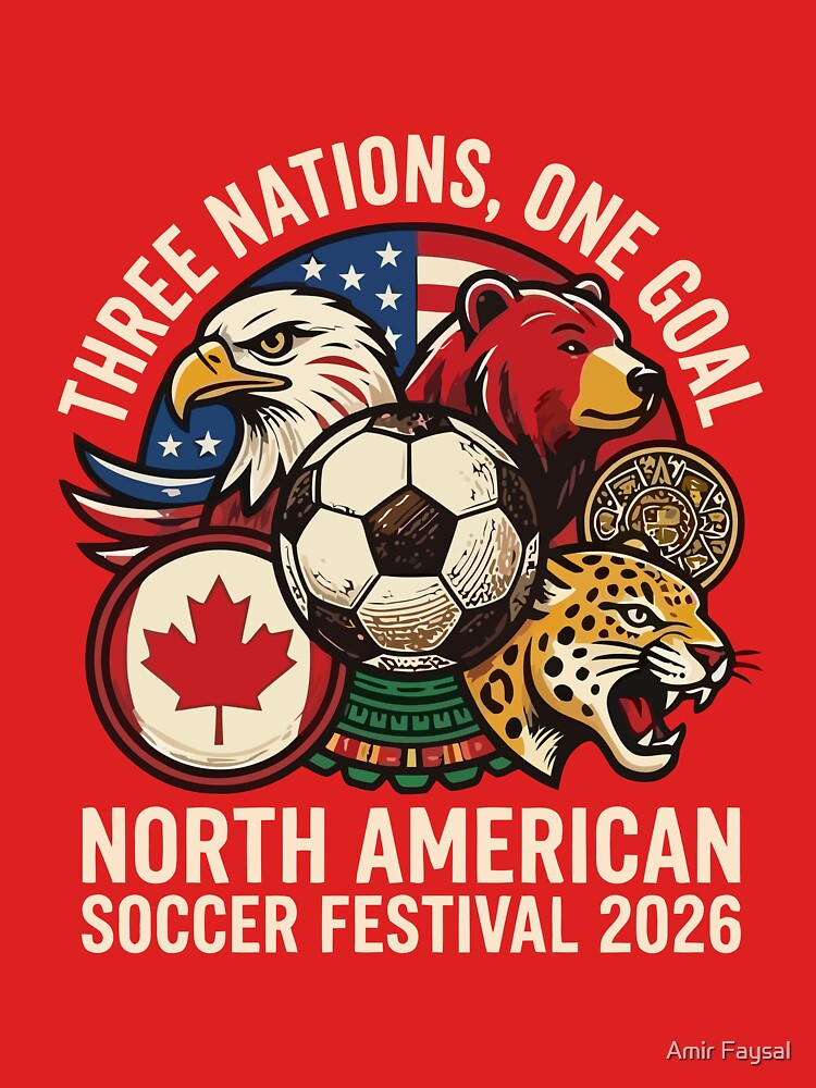 North American Soccer Festival 2026 Three Nations by Amir Faysal