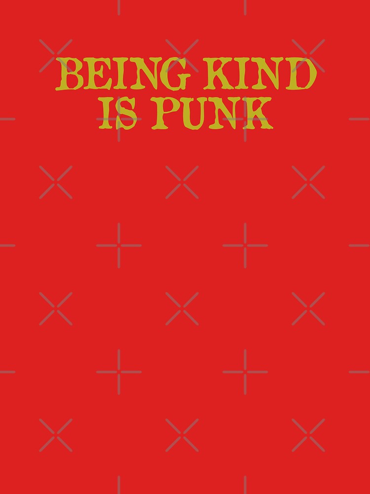 being kind is punk yellow by trinketgal