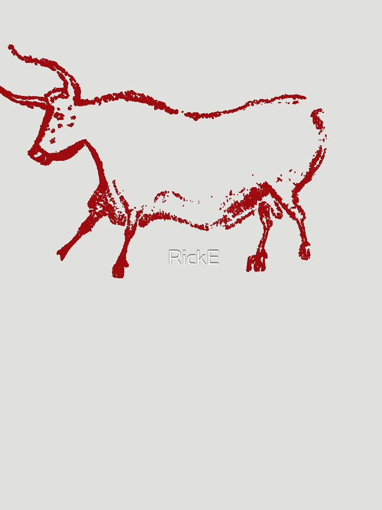 Lascaux Cave Painting - Vintage Art by RickE