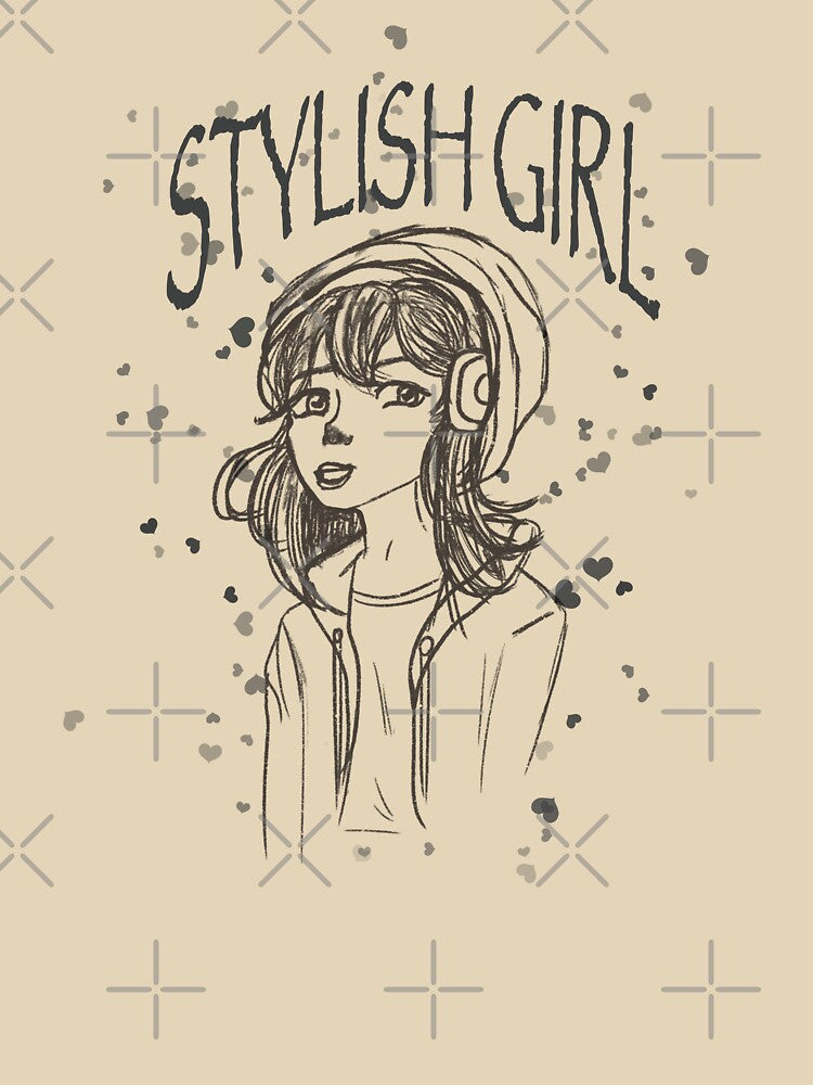Stylish girl by Xatutik.art