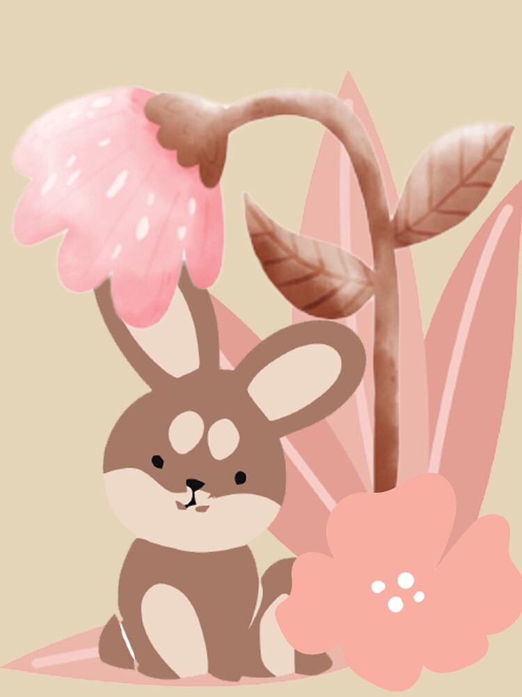 Boho Garden and Rabbit by Vachala