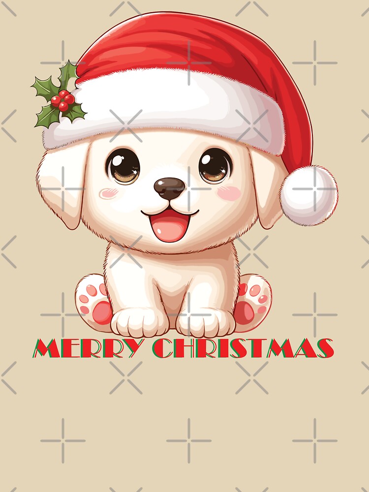 Cute Christmas Labrador Puppy by MCDPShop