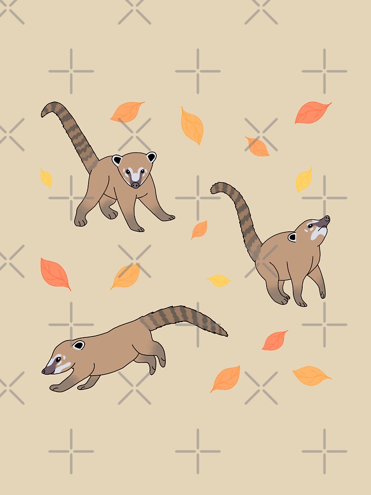 Baby Coatis by Leapingdoe