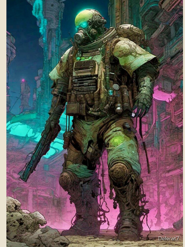 Wasteland Explorer - Sci Fi Art concept by Delerat7
