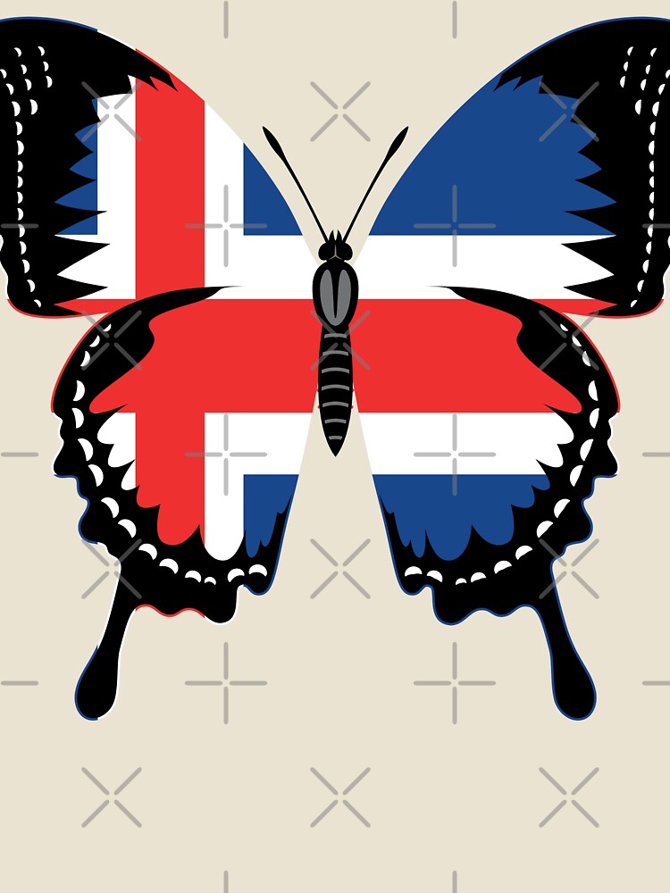 Iceland Flag Butterfly - Iceland by pretty4u