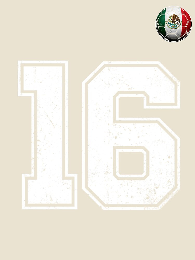 Number 16 Canada Flag Football Fan by BernoNickel