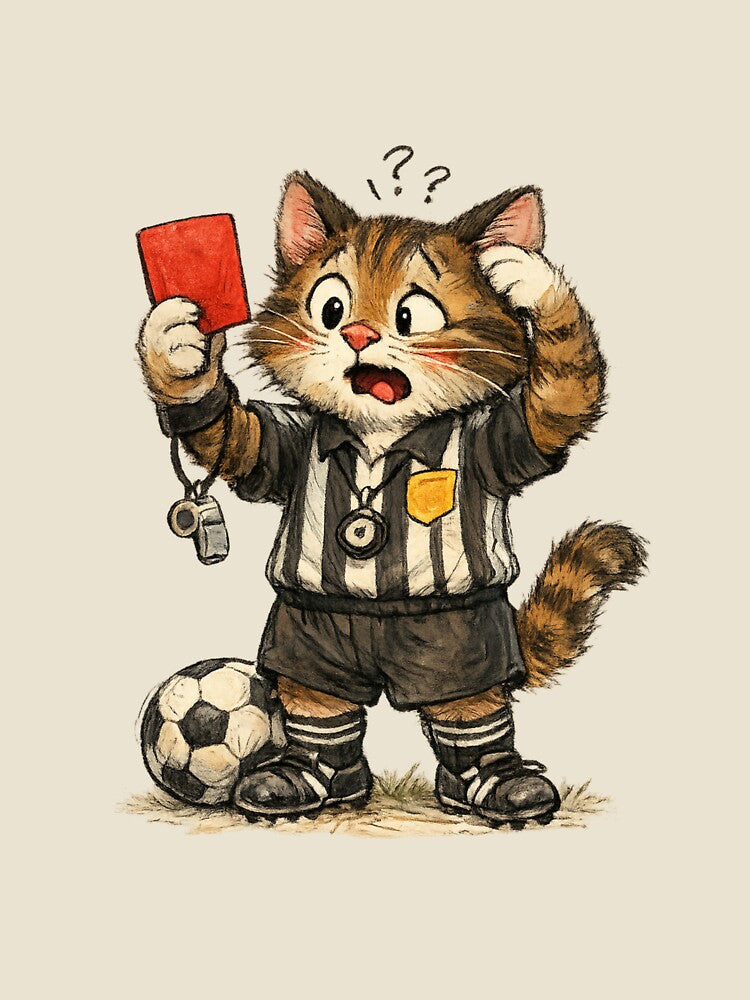 Confused Cat Referee by photoparadise22