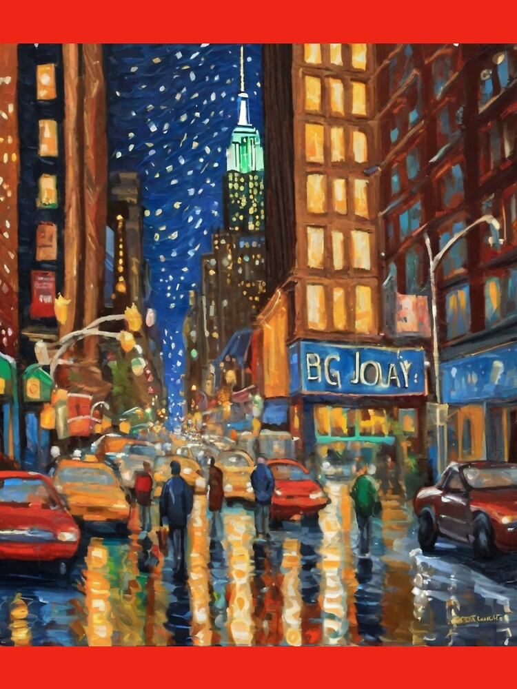 NYC Xmas Magic: Bright Lights, Big Joy! by Artisticanvas